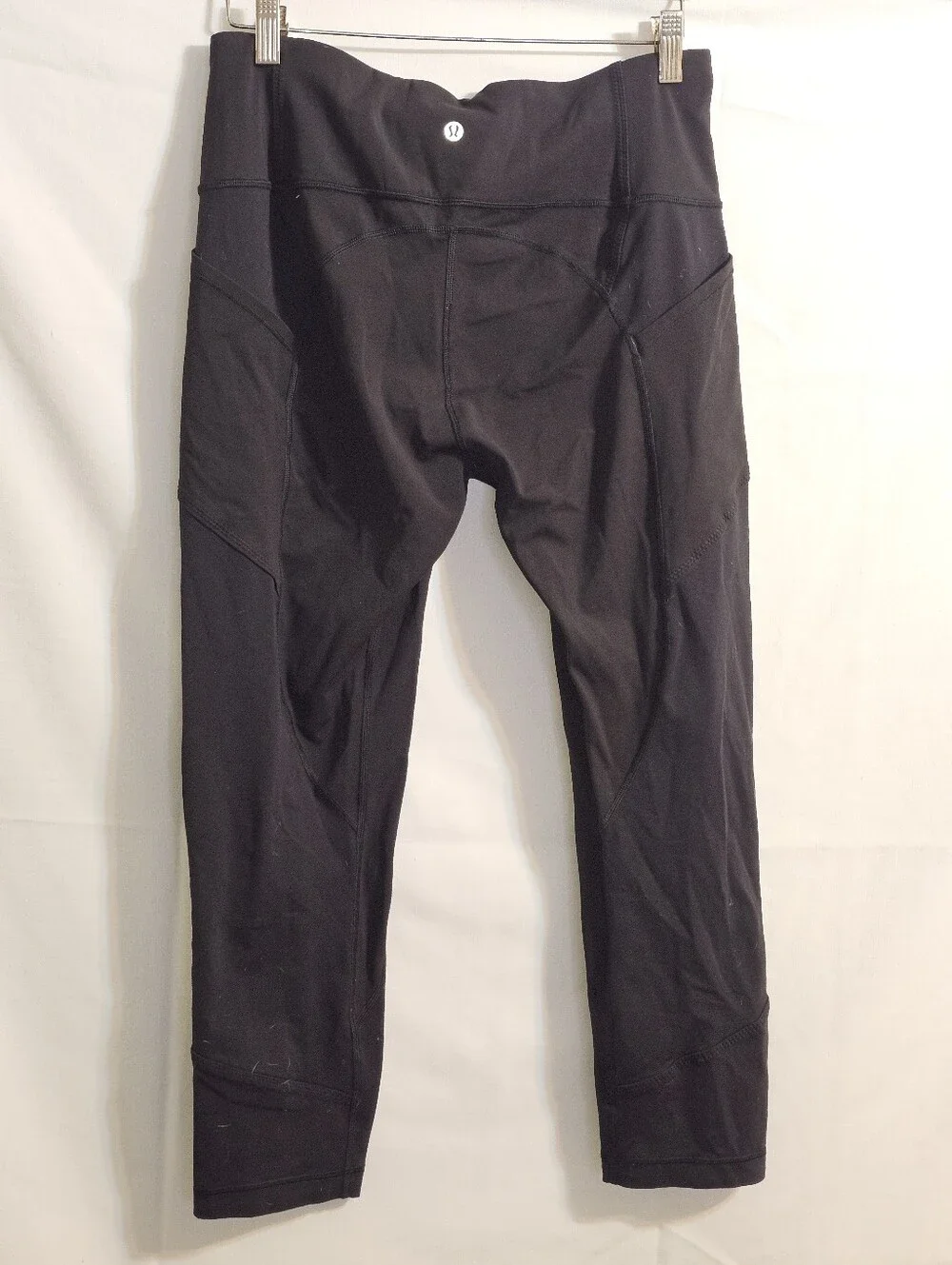 Lululemon All The Right Pl All The Right Places P60416 Crop Leggings. Black Size